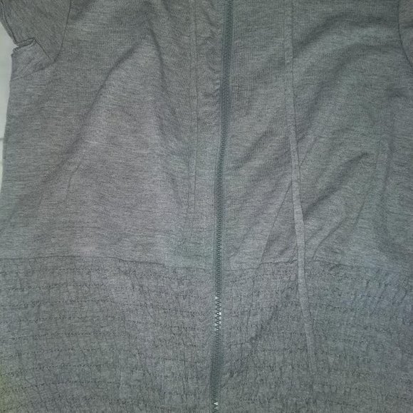 Short sleeve hooded jacket grey - Picture 4 of 4